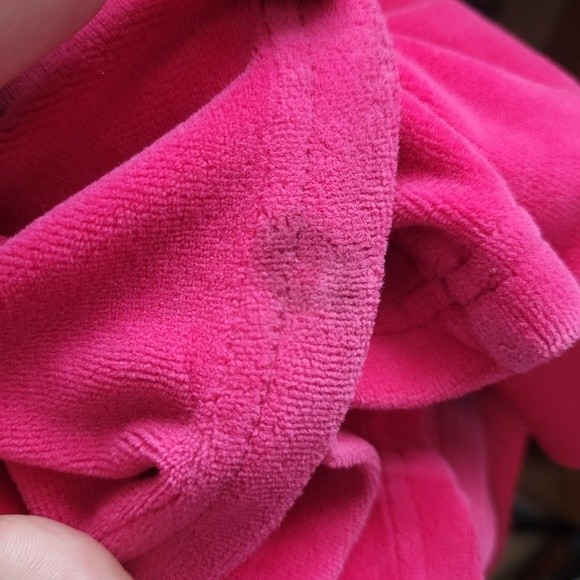 Iconic Juicy Couture Plus Size 1X Velour Track Pants Hot Pink Y2K Barbiecore - Picture 11 of 11